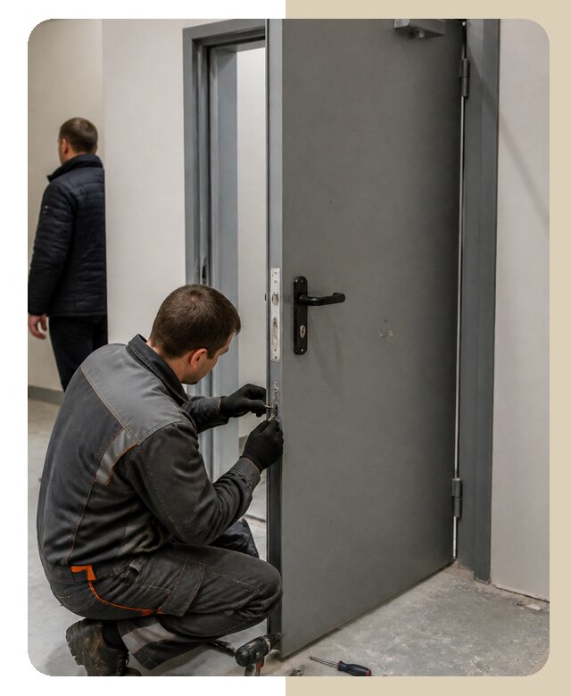 Ремонт противопожарной двери в Дальнереченске по цене 6624 р. | ДвериЛегко-Длн